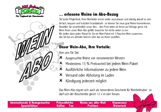 Kelz-Delikatessen Eichstaett - Partyservice Broschuere Seite51